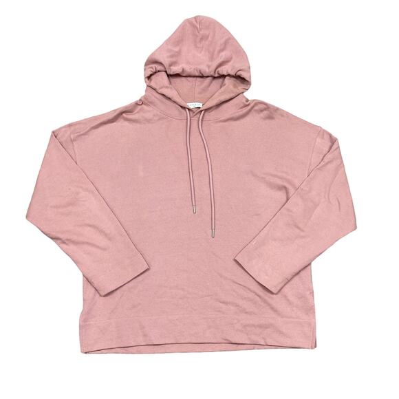 Sandro Paris Oversized Pink Hoodie Men's 1 US S Minimalist Loungewear